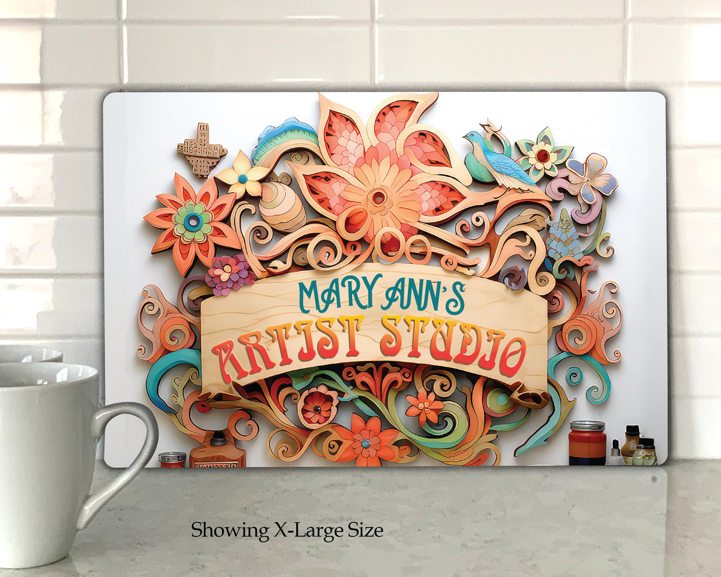 Personalized Artist Studio Metal Sign The perfect gift for any artist