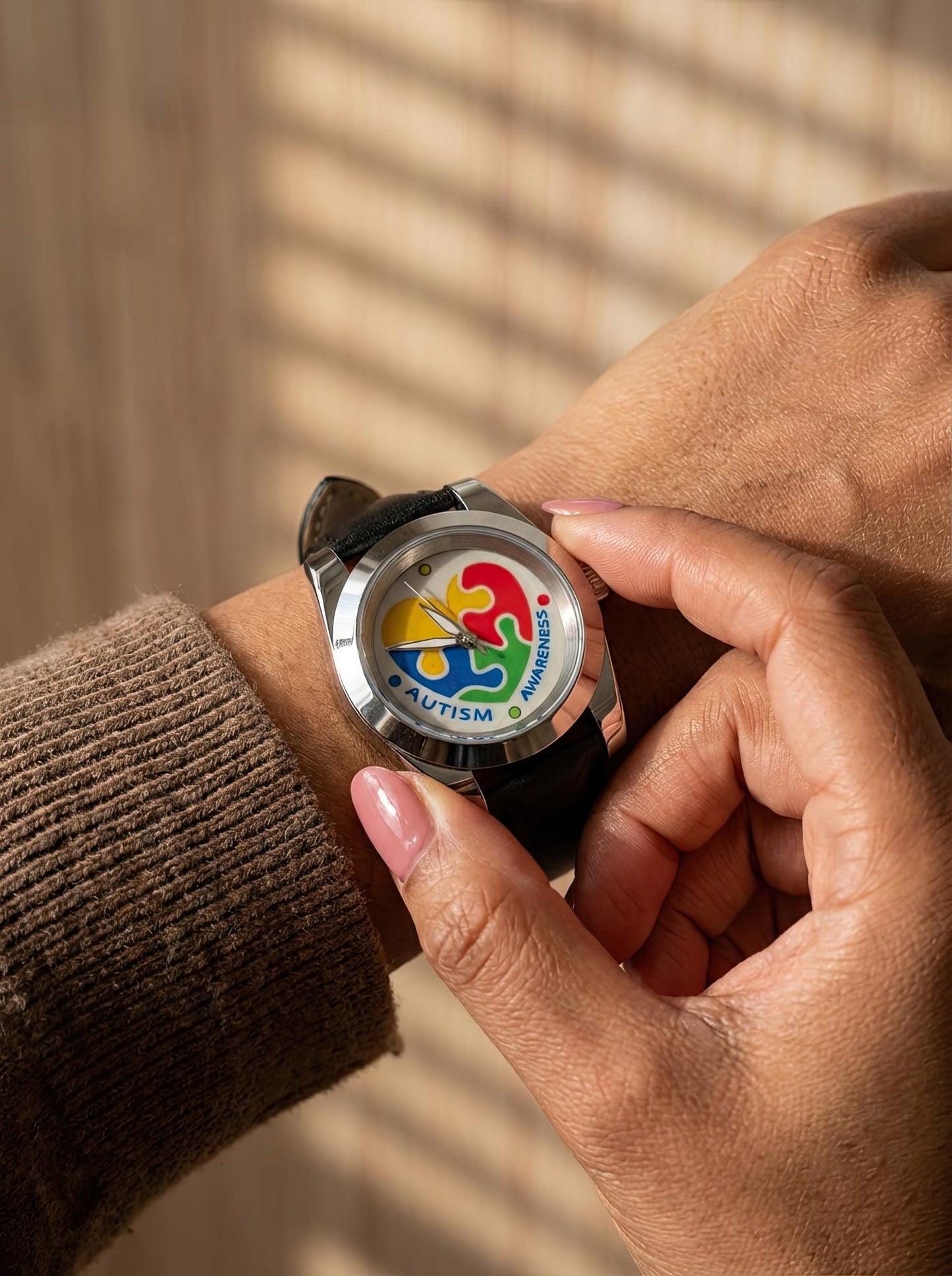 Custom Seiko watch Autism awareness Compassion for individuals on the spectrum