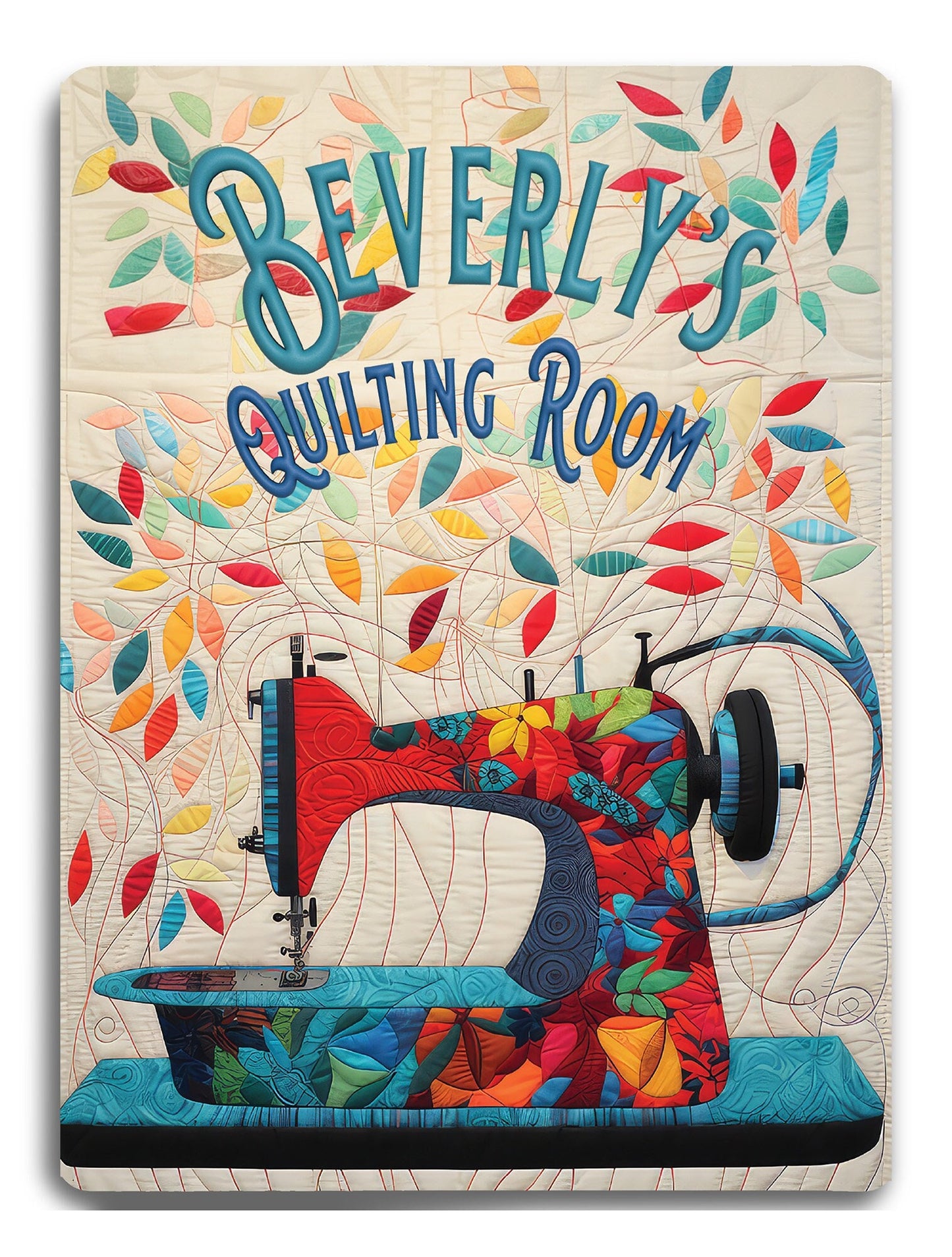 Quilting Room Sign | Personalized Metal Sign | The perfect gift for any quilter from So Very Personal.