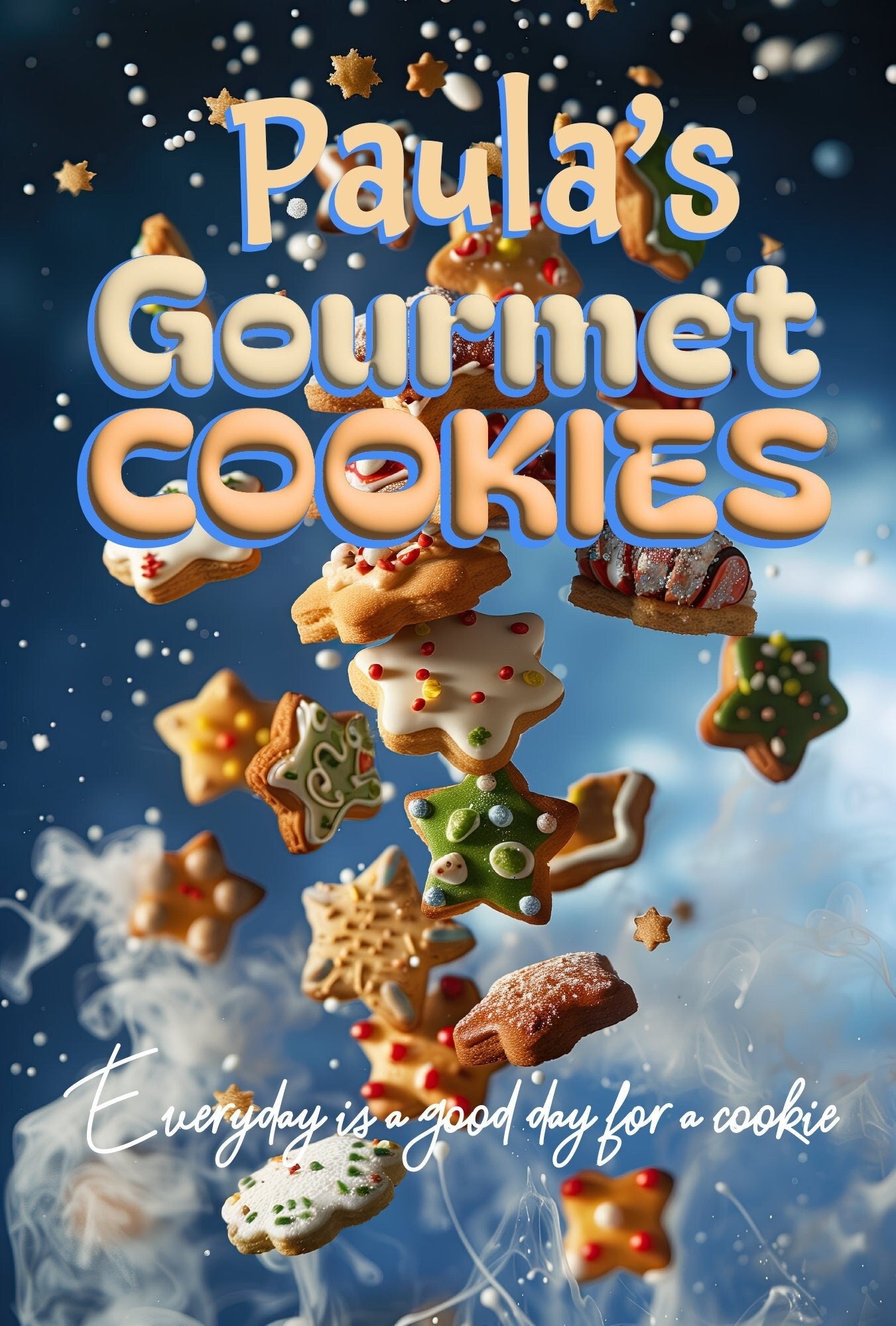Personalized Gourmet Cookie Sign Vintage Inspired Kitchen decor Cookie Lover's Metal Sign Perfect gift for cookie bakers and cookie lovers