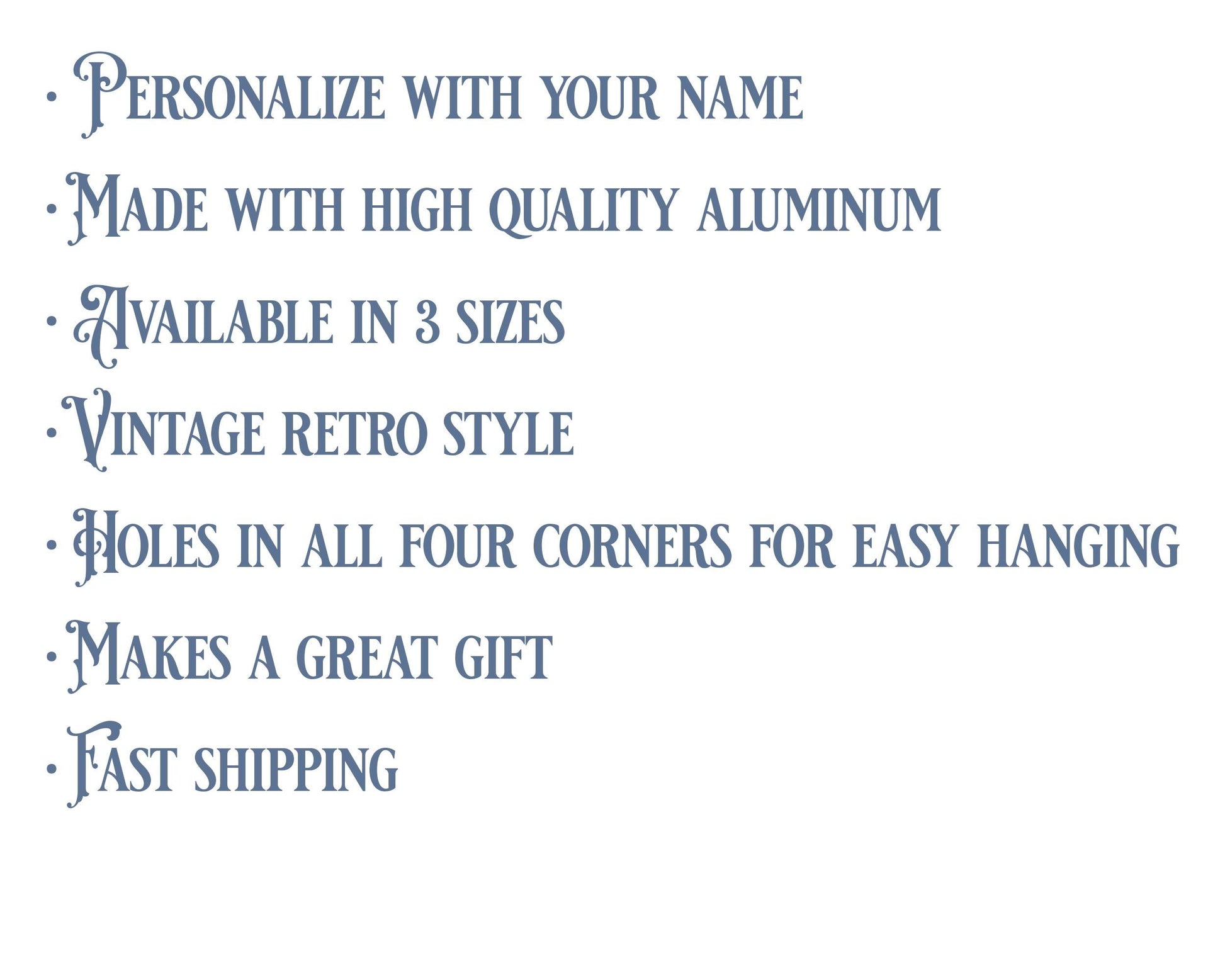 Closet Confidential Personalized Metal Sign Home Decor. Personalize with the name of anyone who loves shoes and fashion.
