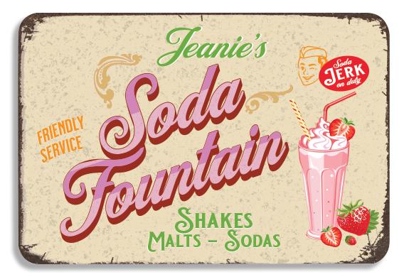 Fridge Magnets Personalized Vintage-Style