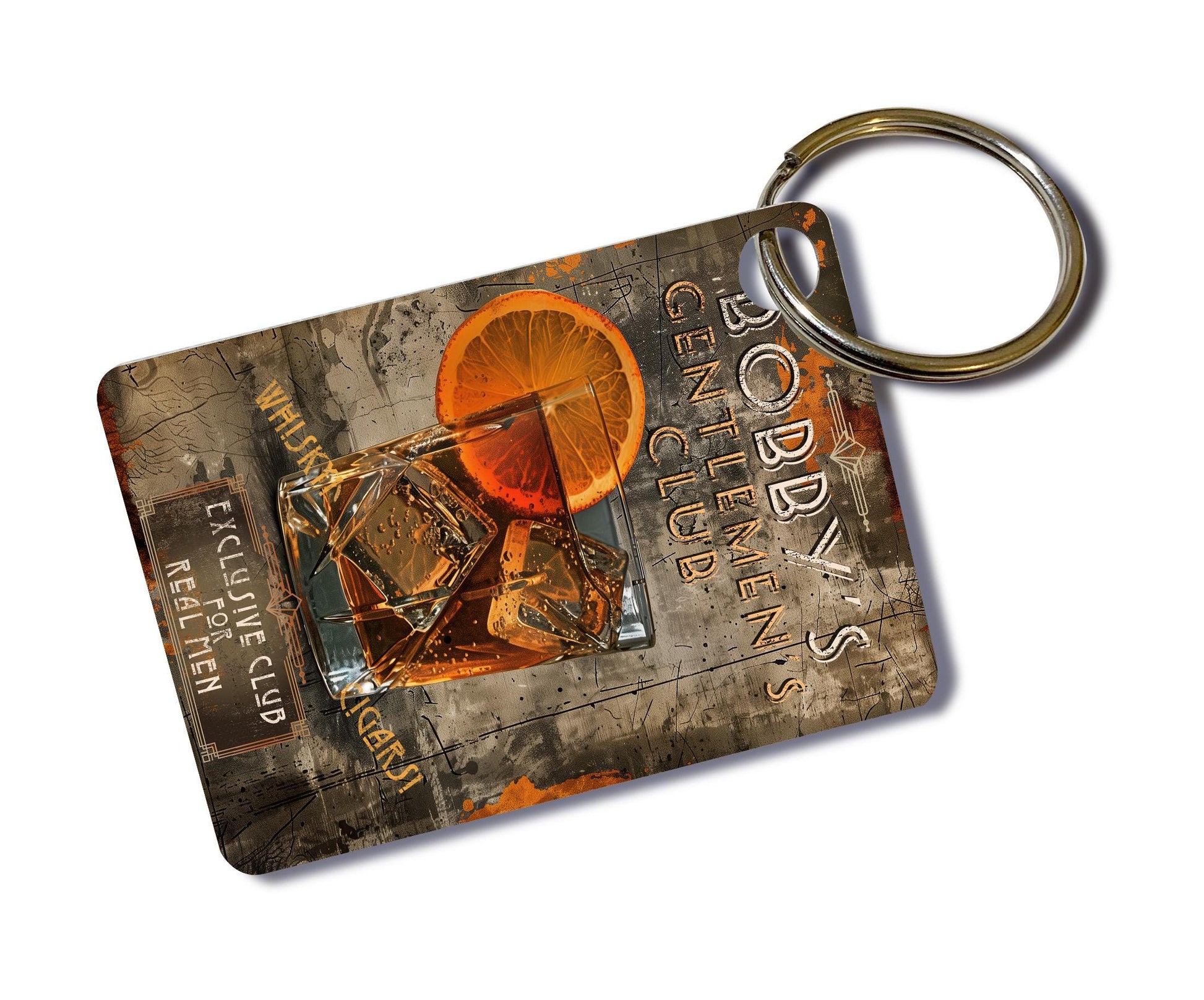 Personalized Gentlemen's Club Keychain, Funny private club keychain