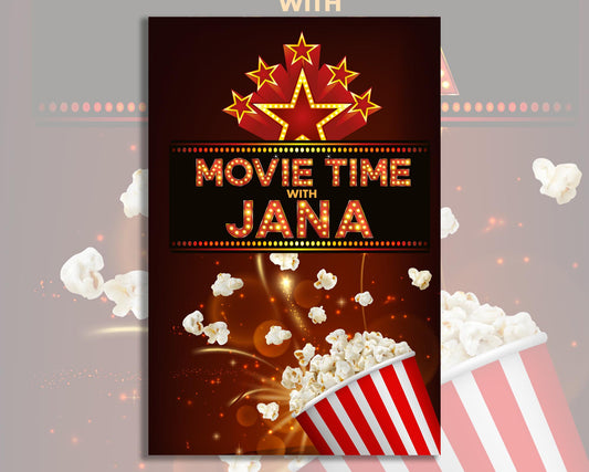Movie Sign Gift -Personalized Metal Sign Wall Art for Movie Fans - Customized Gift for movie fans Hollywood Films Home theater movies