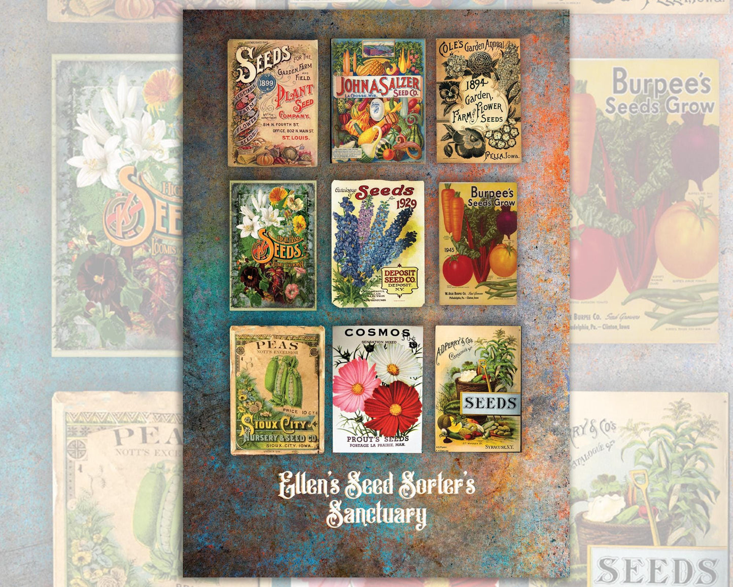Personalized Seed Collector Gift Seed Collector Sign Rustic Garden Decor Perfect Gift for Seed Collectors | Gardeners