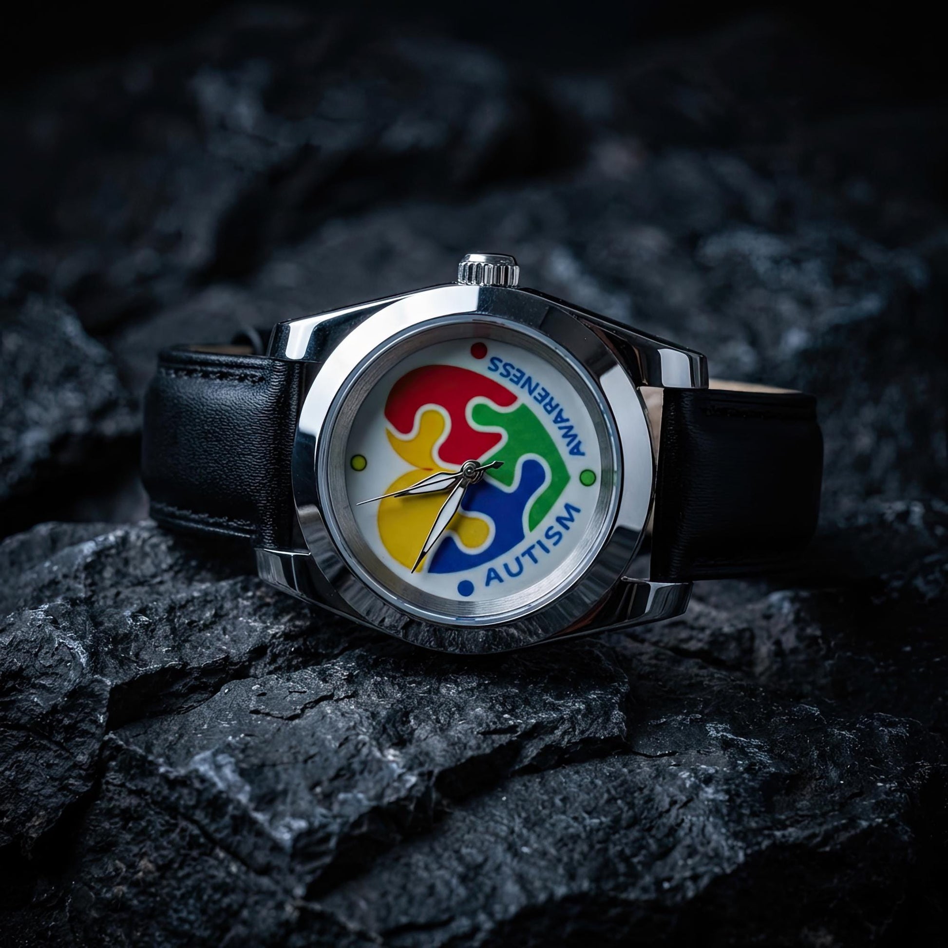 Custom Seiko watch Autism awareness Compassion for individuals on the spectrum