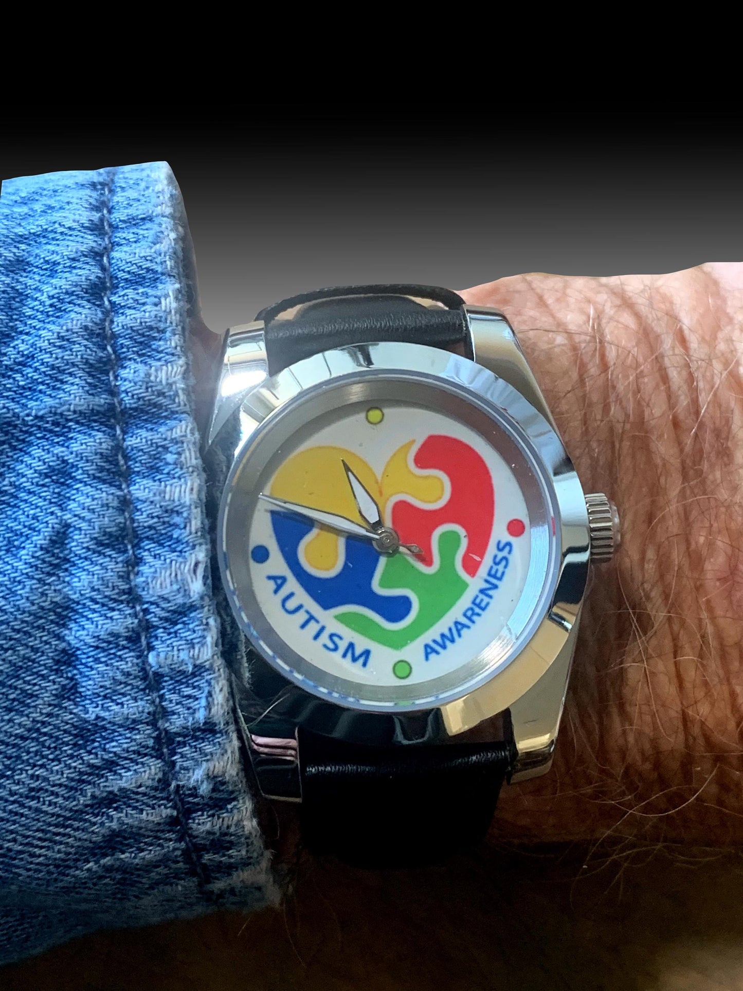 Custom Seiko watch Autism awareness Compassion for individuals on the spectrum