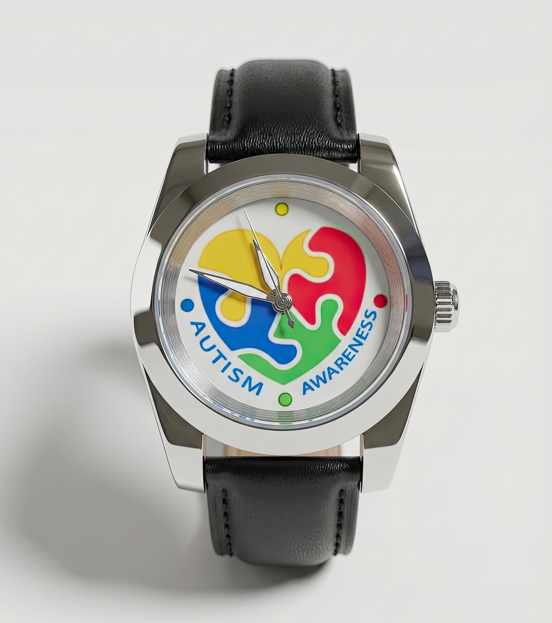 Custom Seiko watch Autism awareness Compassion for individuals on the spectrum