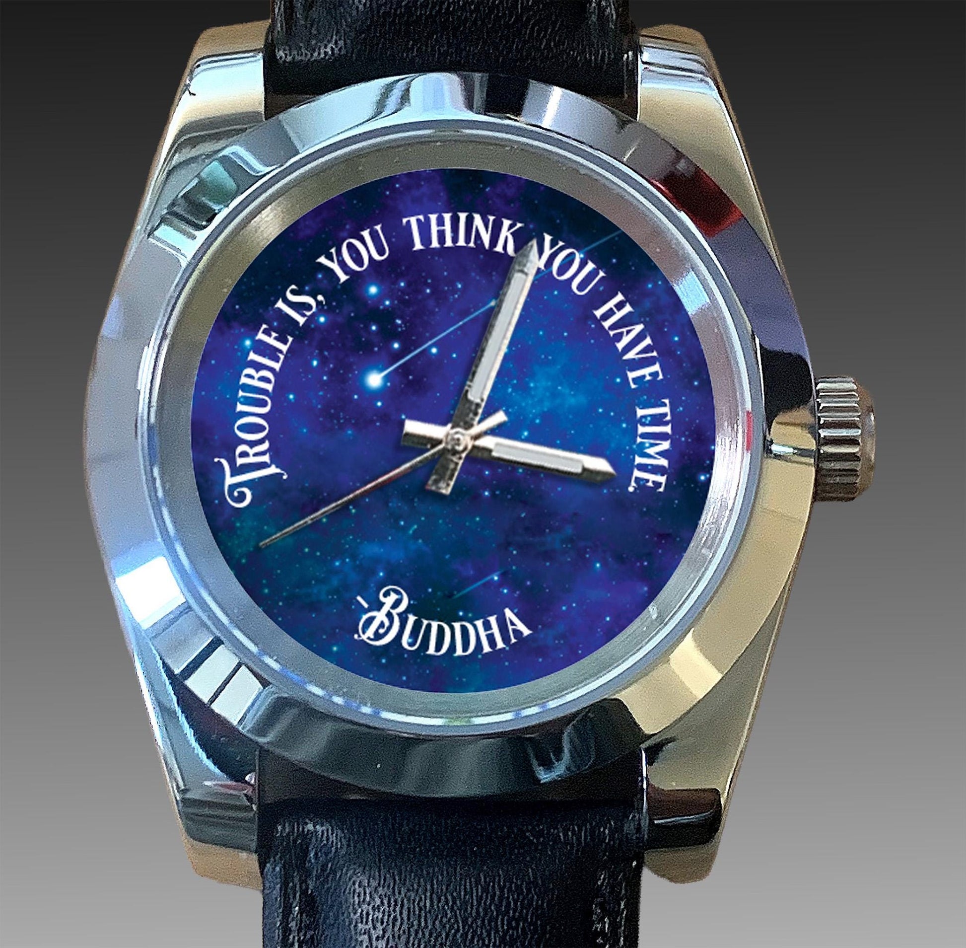 Seiko Custom Watch. Budda proverb. You think you have time - gift idea, new watch