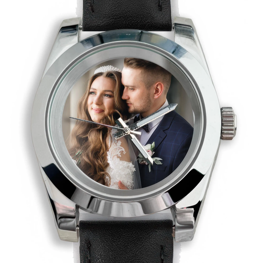 Personalized Photo Watch, Custom Image Dial Watch, Handmade Seiko Quartz Watch, Unique Memory Gift