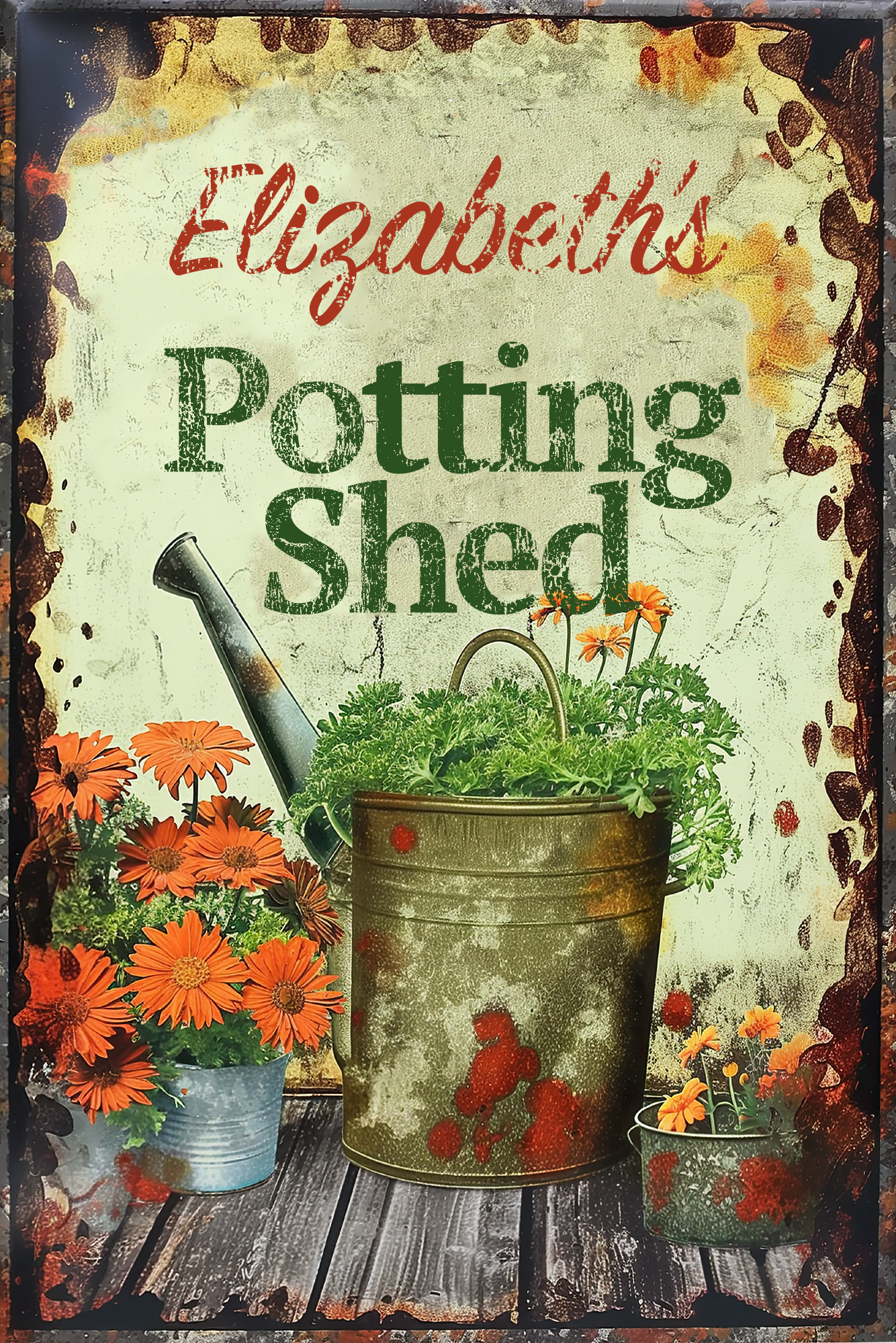 Potting Shed Sign. Vintage Sign. Great Gift for any gardener