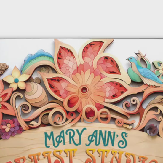 Personalized Artist Studio Wall Art Metal Sign The perfect gift for any creative artist