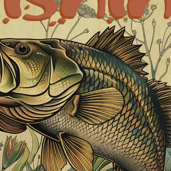 Personalized Gone Fishing Sign, Retro Metal Fisherman Decor