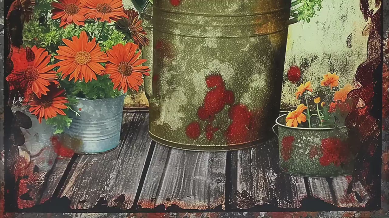 Personalized Potting Shed metal sign.Wall Art for Garden Enthusiasts - Unique  Handmade Garden Decor Cottagecore. Great gift idea.