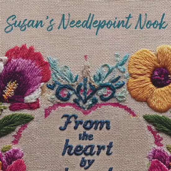 personalized Needlepoint Sign | Personalized Metal Sign | The perfect gift for anyone who loves needlepoint/embrodery