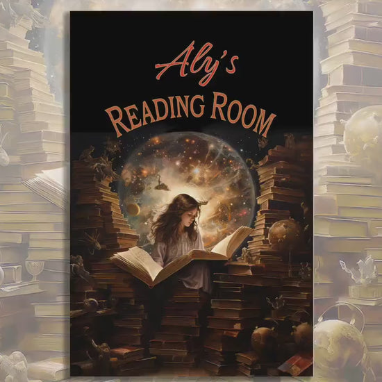 Personalized Reading Room Sign Wall Art. The perfect gift for young book lovers. Custom Metal Artwork Enhance Your Reading Room