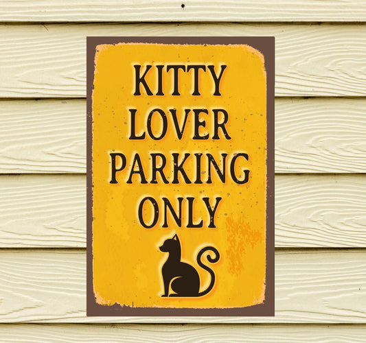 Kitty Retro Vintage Metal Sign For Garage, Den, Home Decor, Dog Lovers Sign